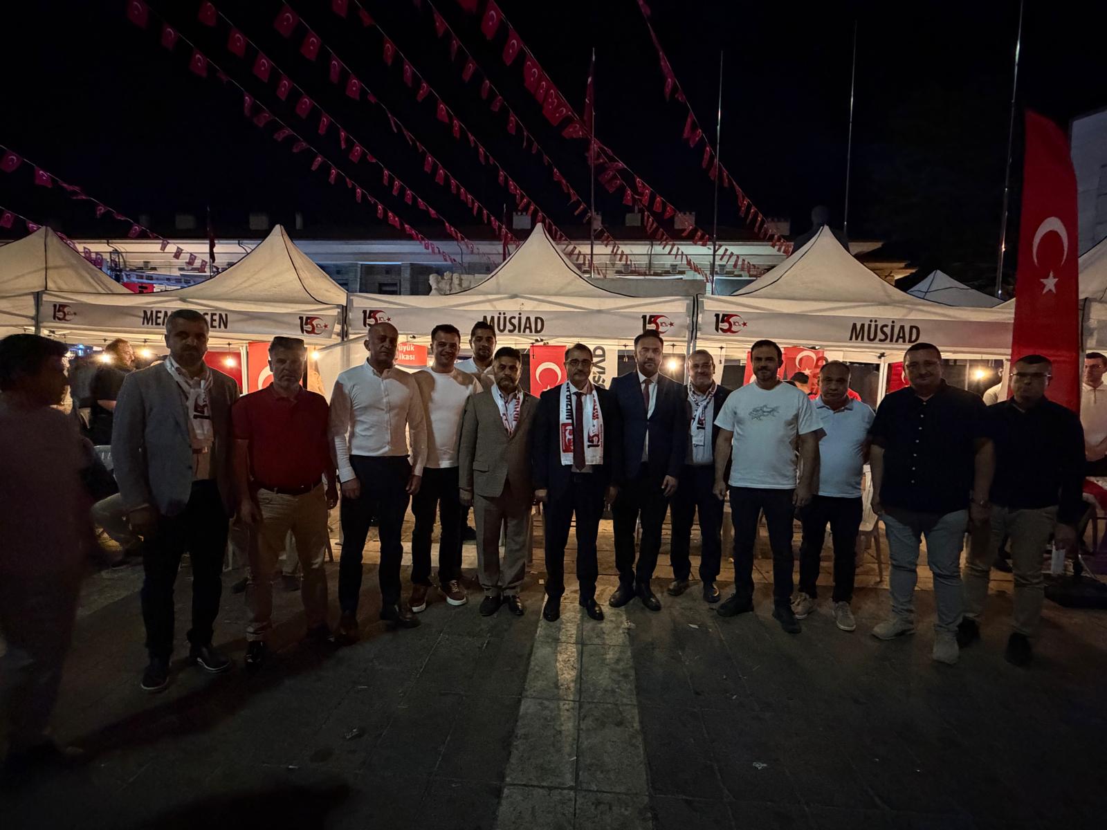 MÜSİAD'dan 15 Temmuz'da Anlamlı Katılım ve İkram Desteği
