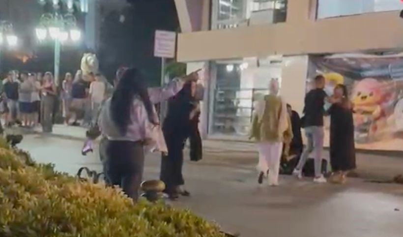 Eskişehir’de Kadın Grupları Arasında Cadde Ortasında Kavga