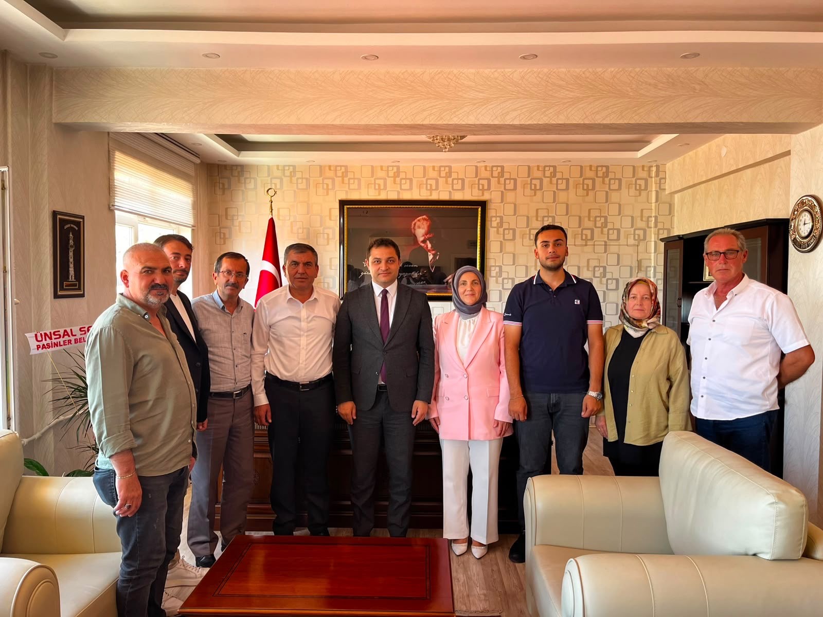 AK Parti'den Kaymakam Yunus Emre Temel'e Ziyaret
