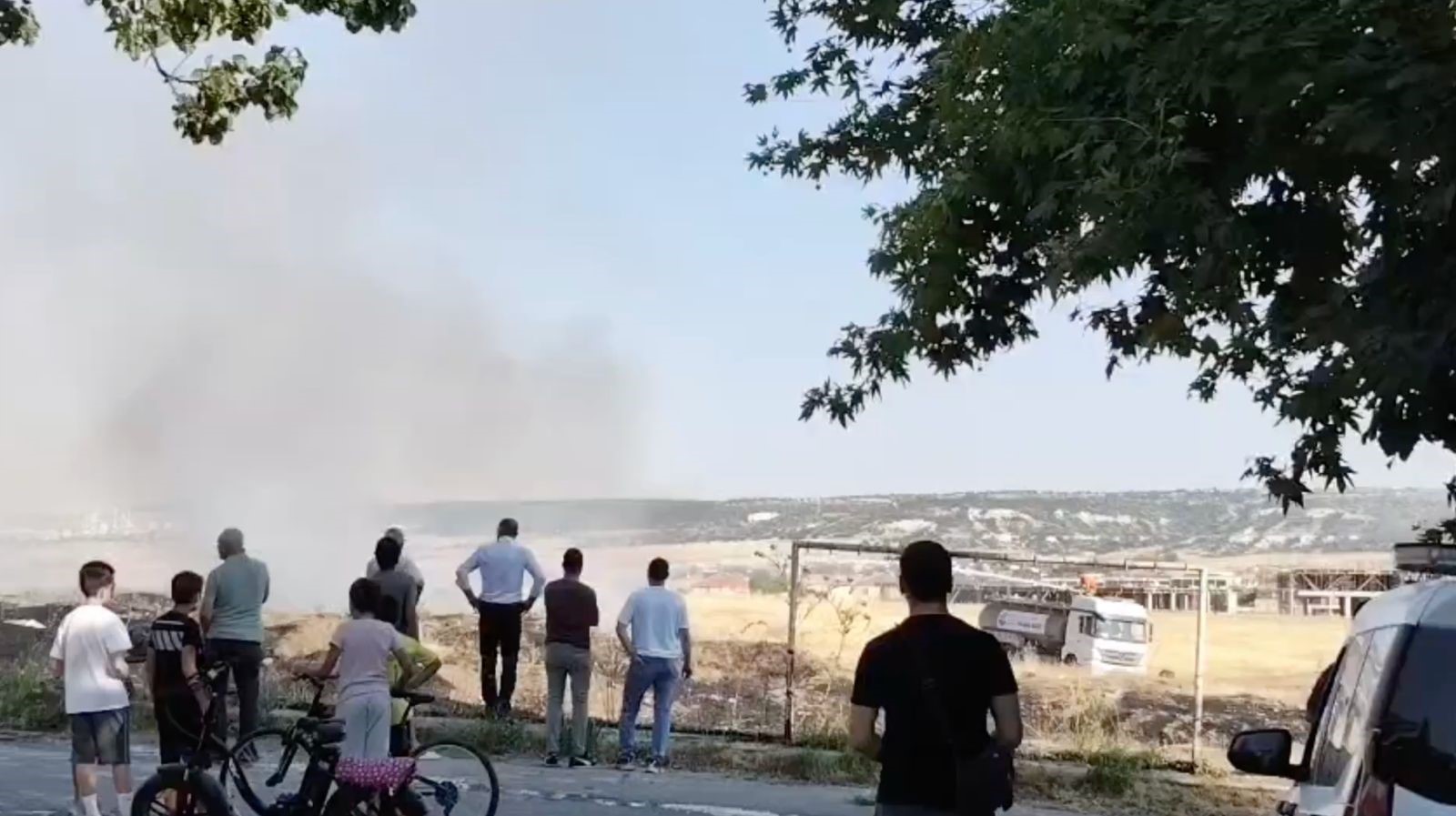 Eskişehir'de Çıkan Yangın Binalara Sıçramadan Söndürüldü
