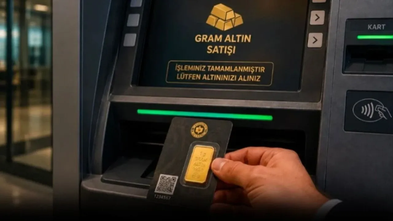ATM’lerden 24 Saat Altın Satışı Başladı