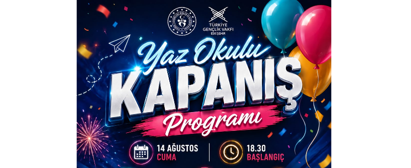 Eskişehir GSB'den Yaz Okulu Kapanış Programı