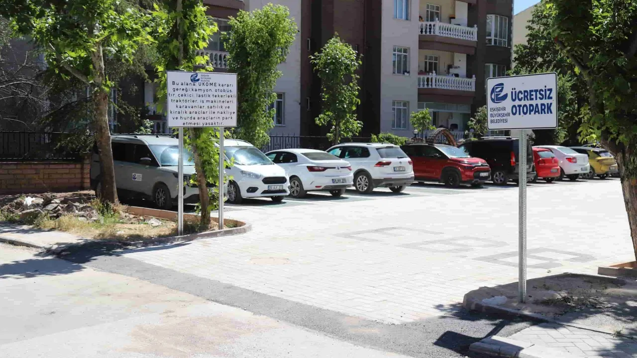 Eskişehir’e 3 Ücretsiz Otopark Geliyor
