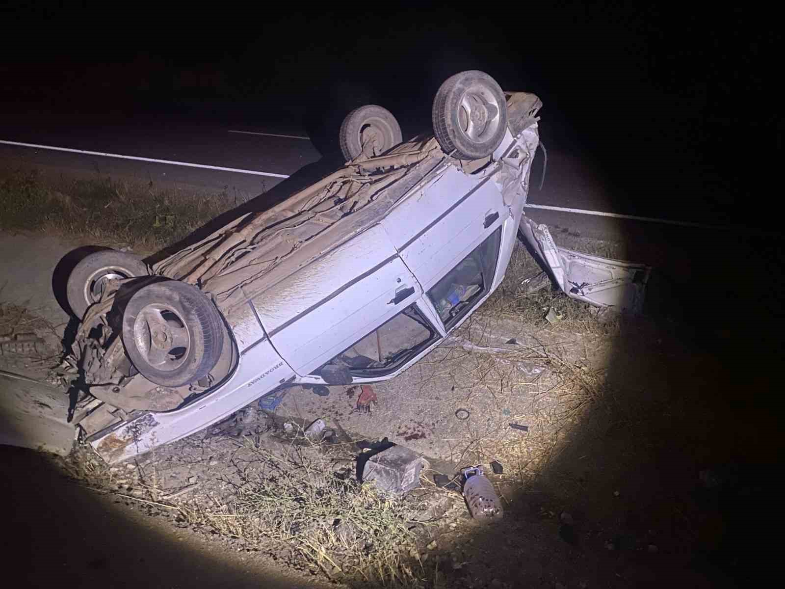 Bilecik’te alkollü sürücü takla attı: 1 yaralı
