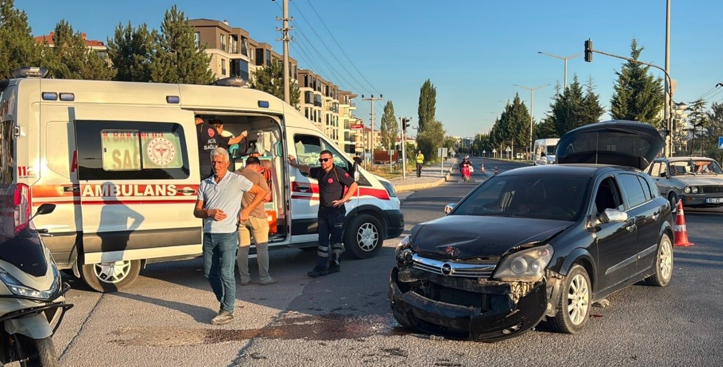 Tavşanlı’da trafik kazası, 1 yaralı