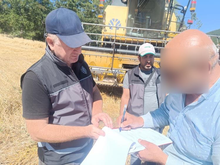 Çıkan yangınlardan sonra biçerdöverler sıkı denetimde