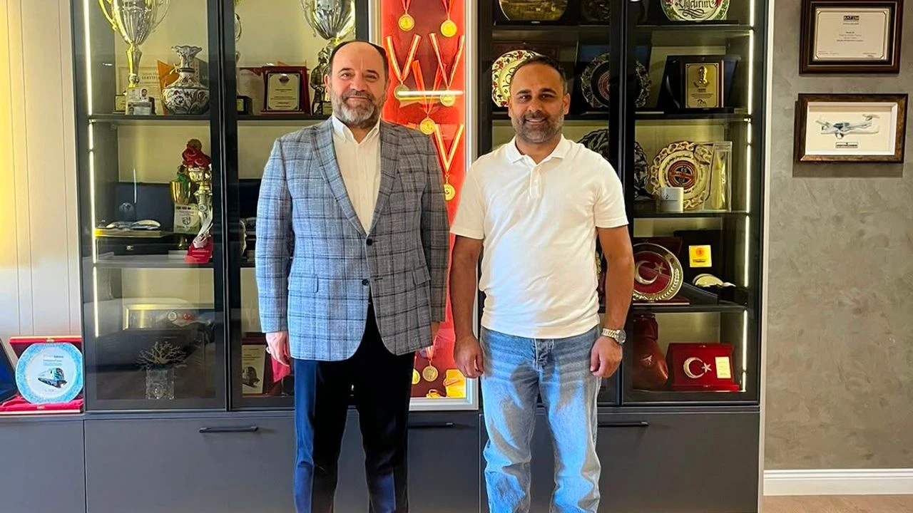 Anadolu Üniversitesi Genel Sekreteri Ecevit Öksüz'den Yıldırım'a Ziyaret