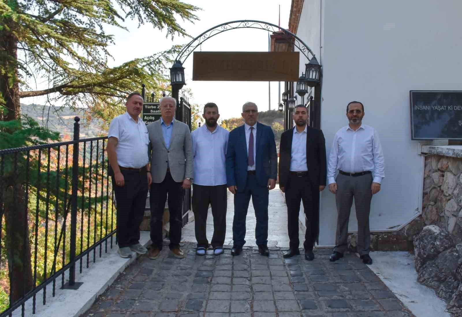 Mevlid-i Nebi Haftası’nda Şeyh Edebali Türbesi ziyaret edildi