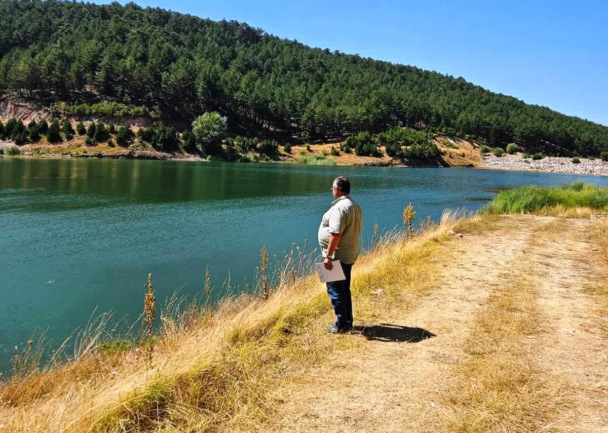 Emet Konuş Göleti’nde su ürünleri denetimi