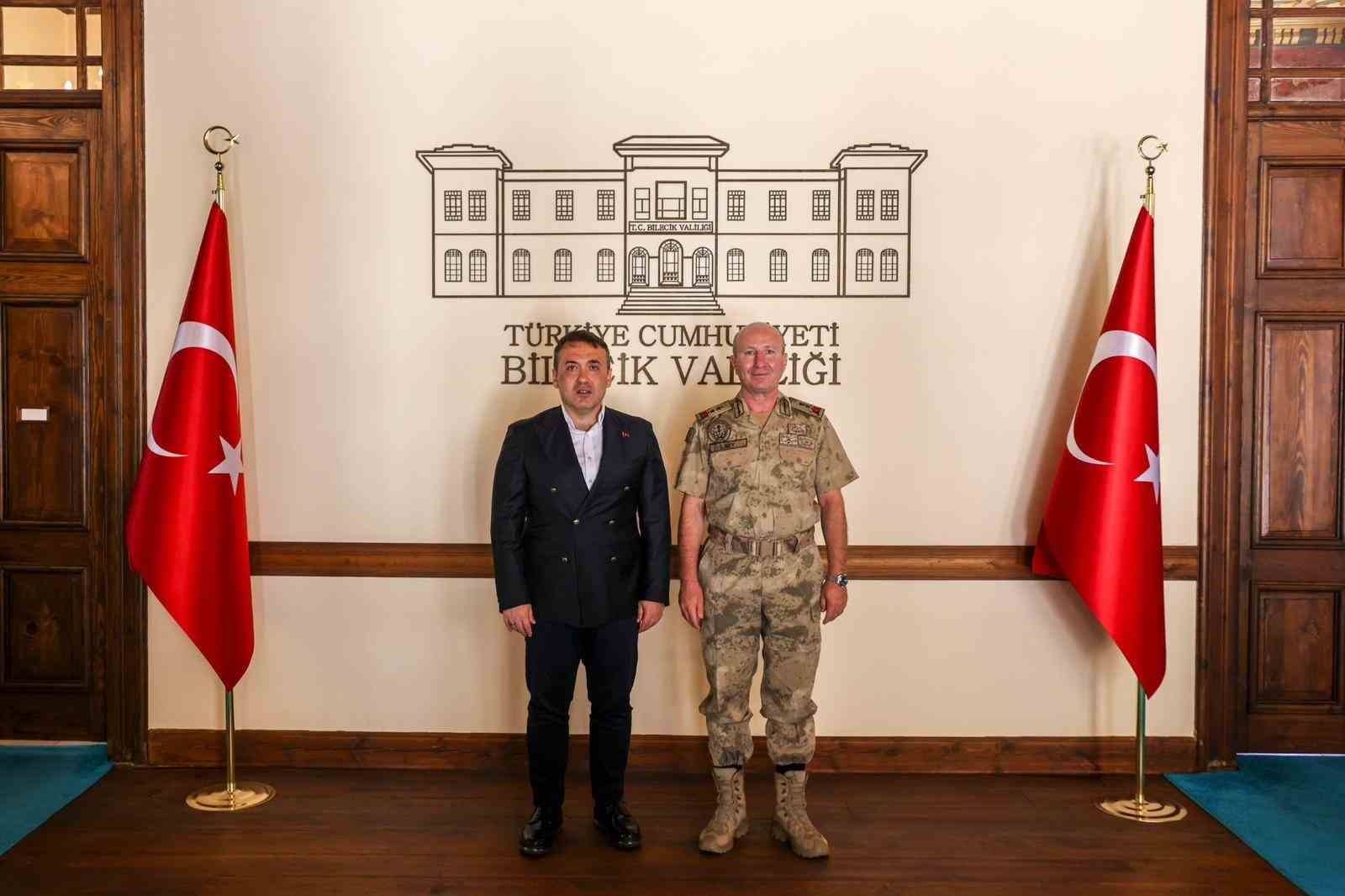 Jandarma Eğitim Komutanı İlbey’den Vali Sözer’e ziyaret