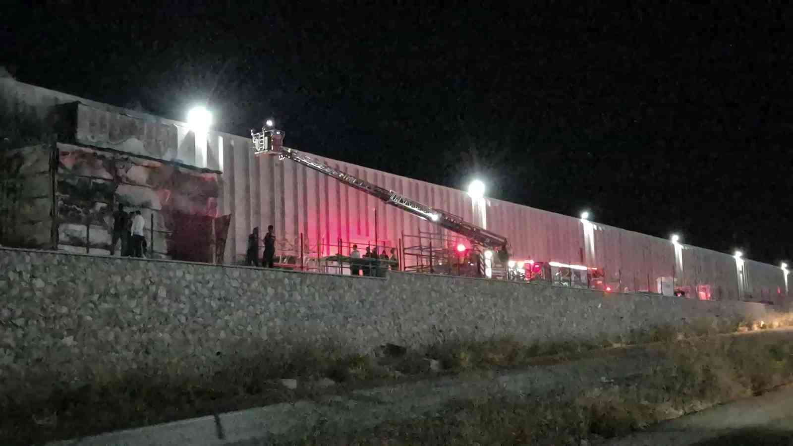 Eskişehir’de fabrika yangını