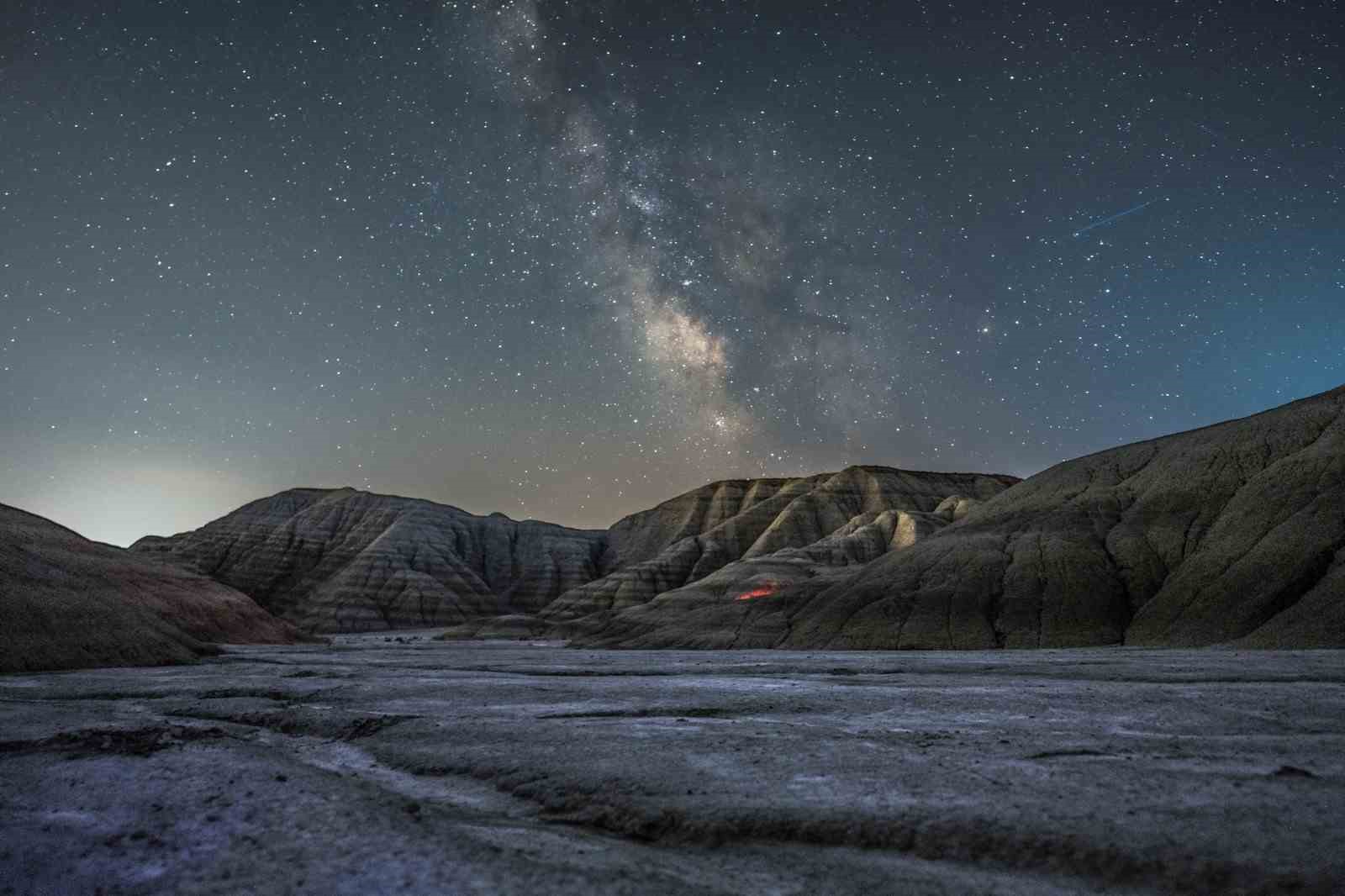 8 Saatlik gece mesaisi muhteşem karelerle sonuçlandı
