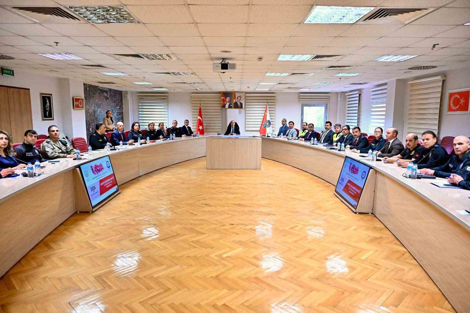 Eskişehir’de emniyetin asayiş ve güvenlik toplantısı