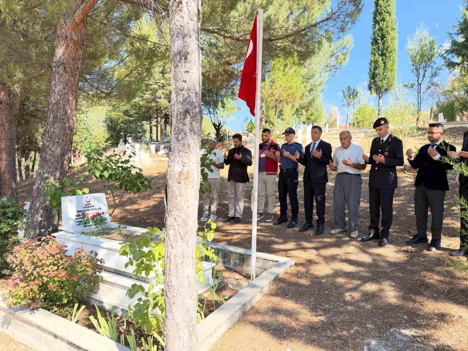 Şaphane’de Şehit İbrahim Özkan, şehadet yıl dönümünde anıldı
