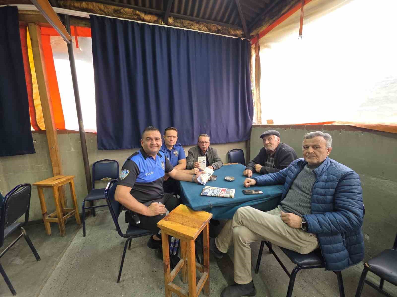 Bilecik’te kıraathanelerde güvenlik bilgilendirmesi