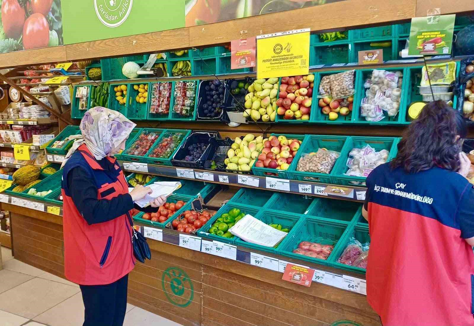 Marketlere yönelik TÜFİS yapıldı