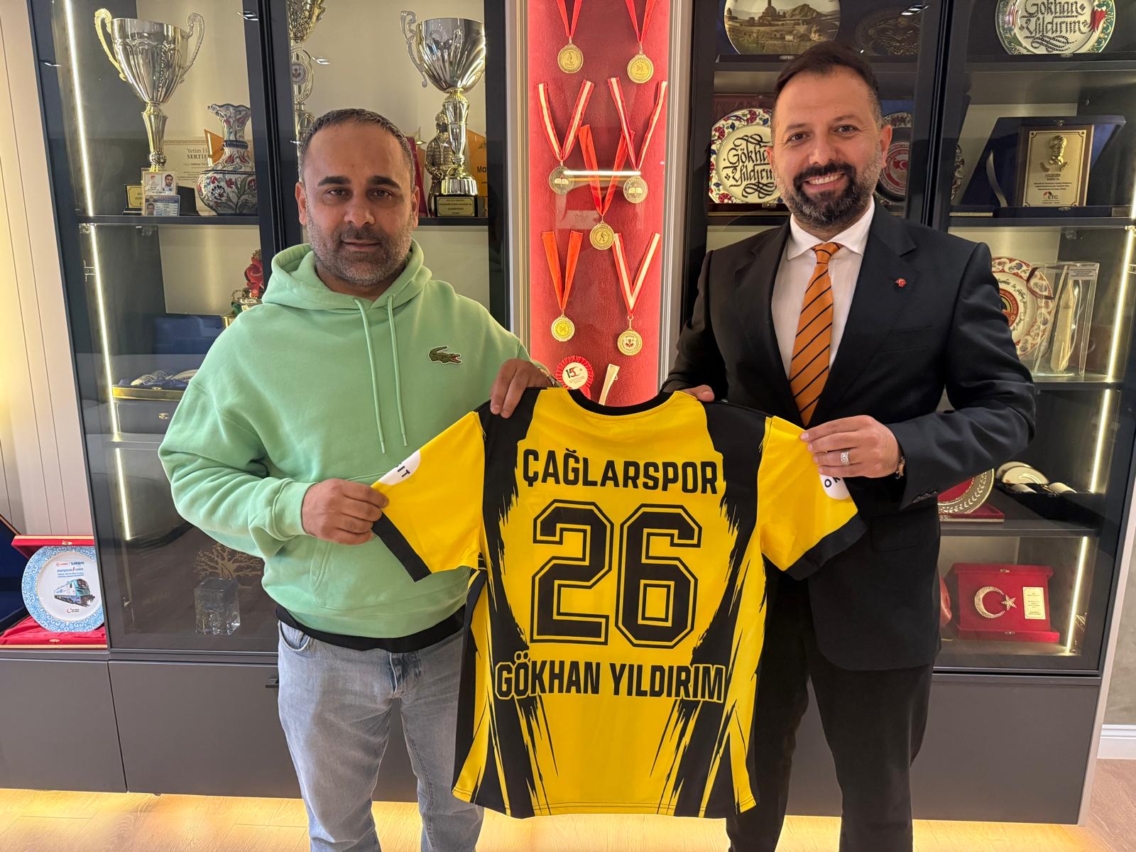 Çağlarspor Kulübü'nden Gökhan Yıldırım Ziyareti
