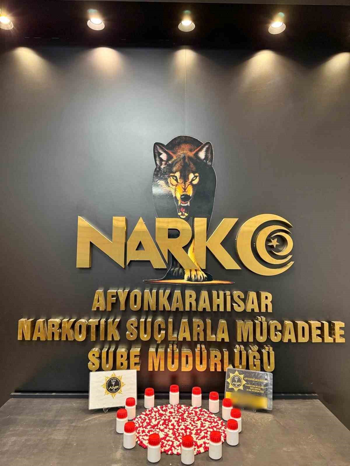 Polis 594 adet uyuşturucu hap ele geçirdi