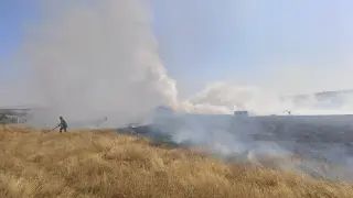 Tepebaşı'nda Arazi Yangını: Ekipler Alevleri Büyümeden Söndürdü