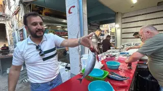 Tavşanlı Balık Pazarı’nda sezon hareketliliği