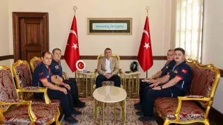 Vali Sözer, itfaiye personeliyle bir araya geldi
