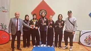 Okul sporları dart genç kız müsabakaları tamamlandı
