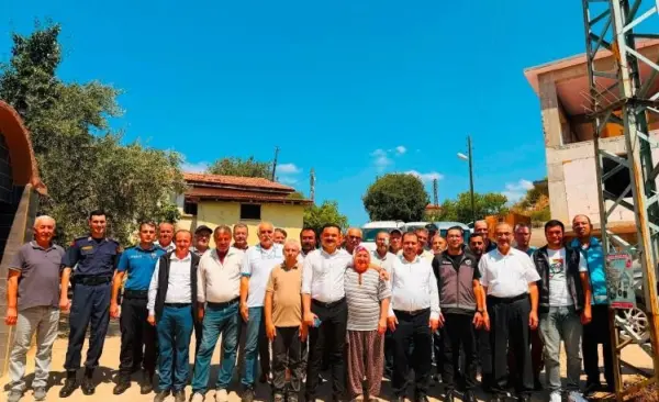 Kaymakam Titiz köylerde vatandaşlarla bir araya geldi