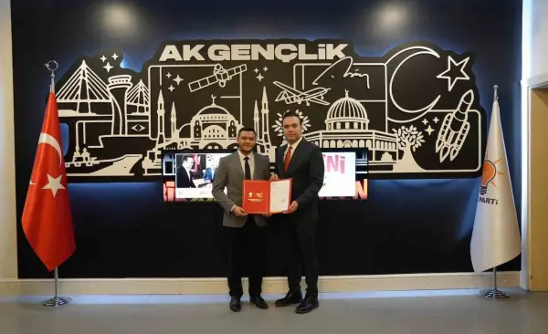 AK Parti Kütahya İl Gençlik Kolları Başkanlığına Oğuzhan İnce atandı