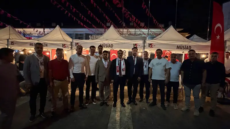 MÜSİAD'dan 15 Temmuz'da Anlamlı Katılım ve İkram Desteği