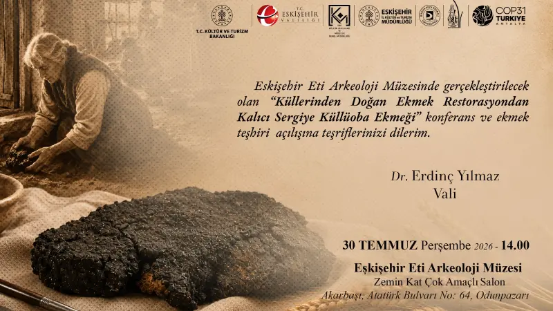5 Bin Yıllık Küllüoba Ekmeği Eskişehir'de Sergilenecek