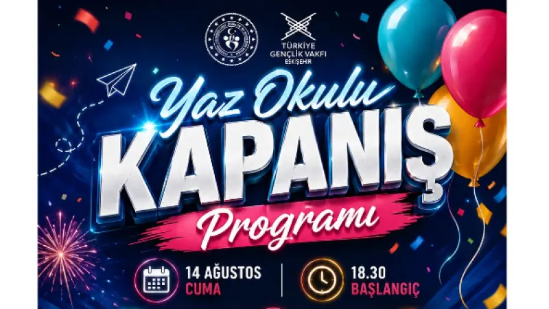 TÜGVA'dan Yaz Okulu Kapanış Programı!