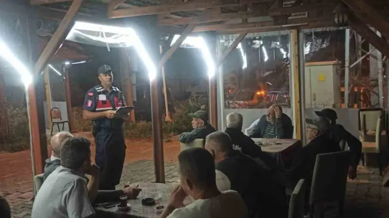 Bilecik’te köy sakinlerine yangın ve dolandırıcılık uyarısı