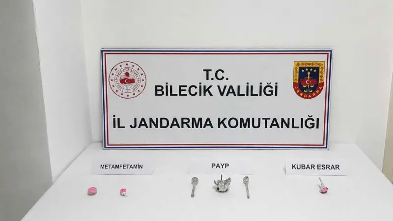 Eskişehir’den aldığı uyuşturucuyla Bilecik’e gelirken yakalandı