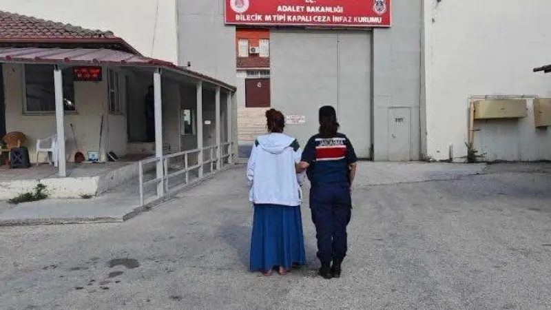 Bilecik’te 5 yıl 9 ay hapis cezası olan kadın yakalandı