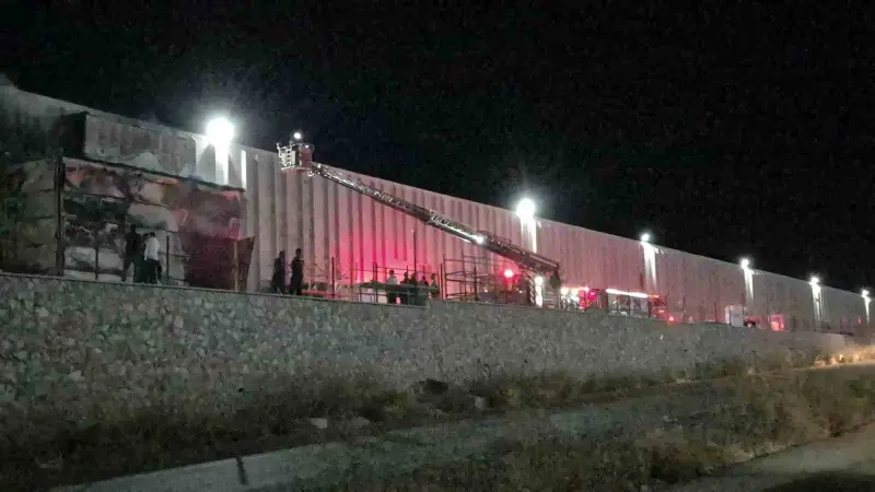 Eskişehir’de fabrika yangını