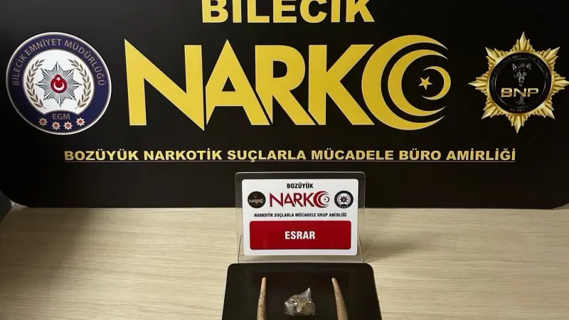 Bilecik’te bir şahsın üzerinde esrar maddesi çıktı