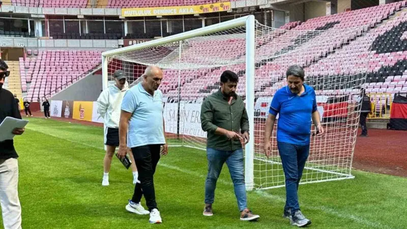 Prof. Dr. Fethi Heper Stadyumu’nda sezon öncesi hazırlıklar sürüyor