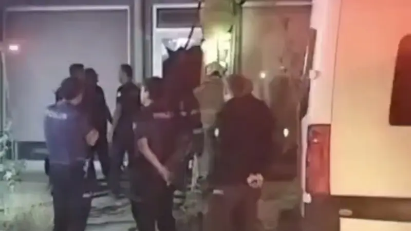 Kütahya’da beyaz eşya servisinde yangın