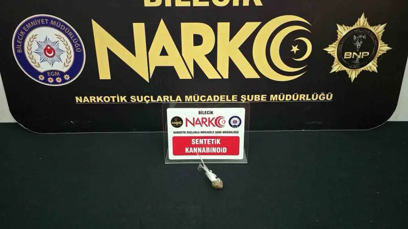 Bilecik’te uyuşturucu operasyonu: 1 şüpheli yakalandı