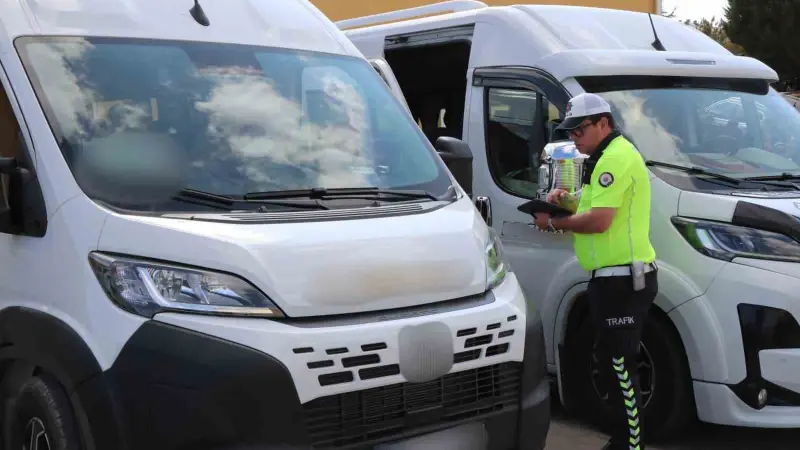 Eskişehir’de yeni eğitim öğretim yılının başlamasıyla okul servisleri denetlendi