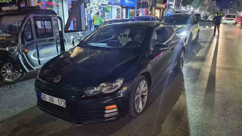 Polise mukavemet gösteren araç sürücüsü gözaltına alındı