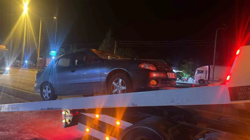 Otomobilin çarptığı yaya ağır yaralandı