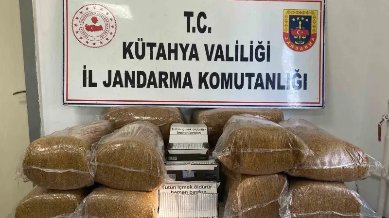 Kütahya’da jandarmadan kaçakçılık operasyonu